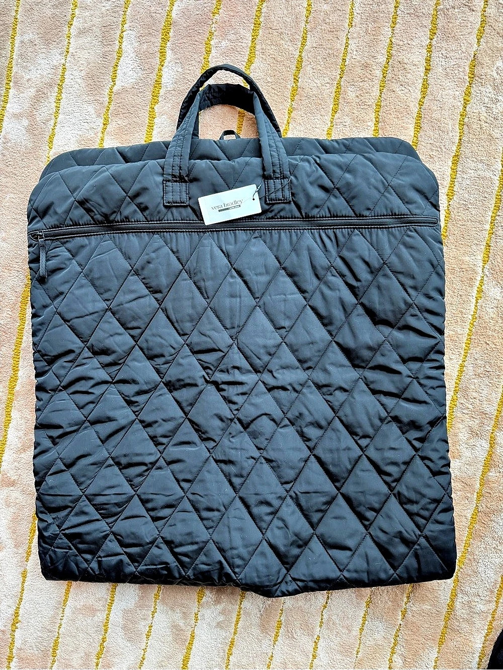 NWT Vera Bradley Ultralight Garment Bag Moonless Night Black Travel